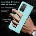 thumbnail image 2 of Compatible Hand Strap Case for Samsung Galaxy Z Fold 2 Phone Case Women Men,Ultra Slim & Thin Shockproof Hard PC Matte Protective Case for Galaxy Z Fold 2 Strap Case,Samsung Z Fold 2 Cover Blue, 2 of 14