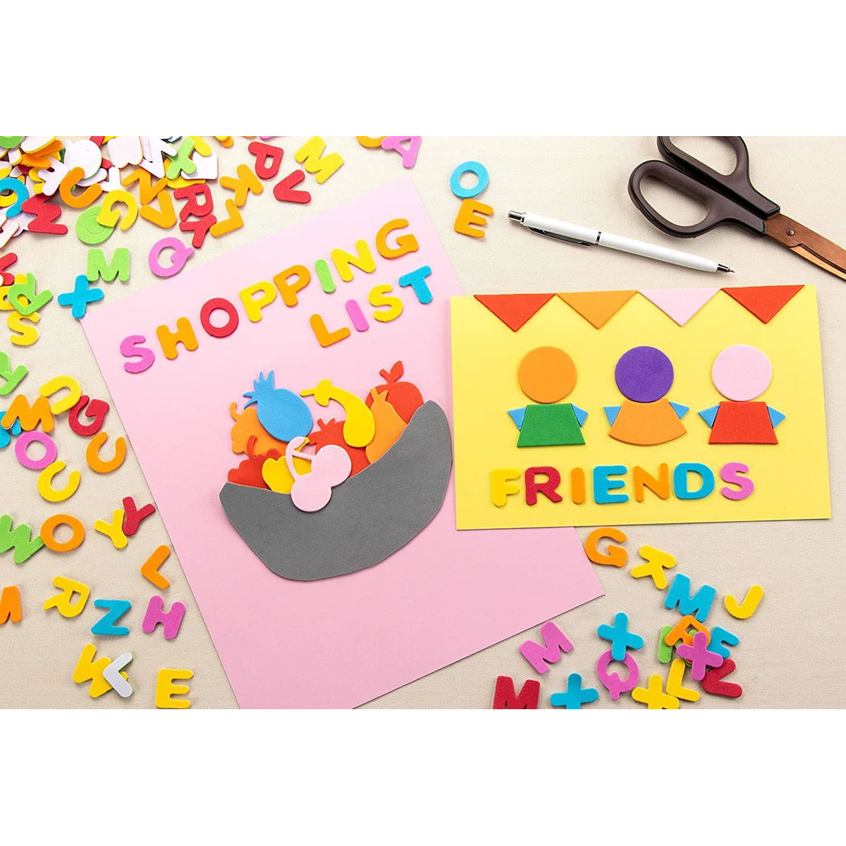Foam Alphabet Stickers Self Adhesive Letters 