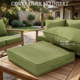 thumbnail image 2 of Pakunoda 19" x 19" Patio Furniture Cushion Covers, 2 Set of Waterproof Outdoor Deep Seat Cushion Replacement Slipcovers, Outdoor Cushion Covers with Zipper for Patio Furniture, Light Green, 2 of 7