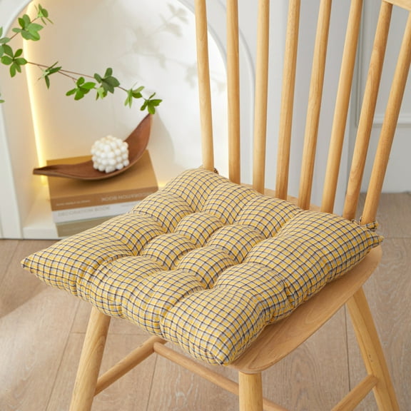 ERDOUY Cushion Garden Terrace Home Kitchen Office Thick Comfortable Cushion, Yellow, 16* 16 inches