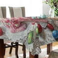 thumbnail image 3 of BZSMCE Square Tablecloth Rabbit Cake Pattern Tableclothes, 3 of 9