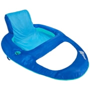 SwimWays Spring Float Recliner XL Inflatable Pool Lounge Chair with Backrest, Pool Float for Adults