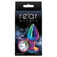 thumbnail image 2 of NS Novelties, Rear Assets Metal Anal Plug Medium Multicolor/Clear, 2 of 2