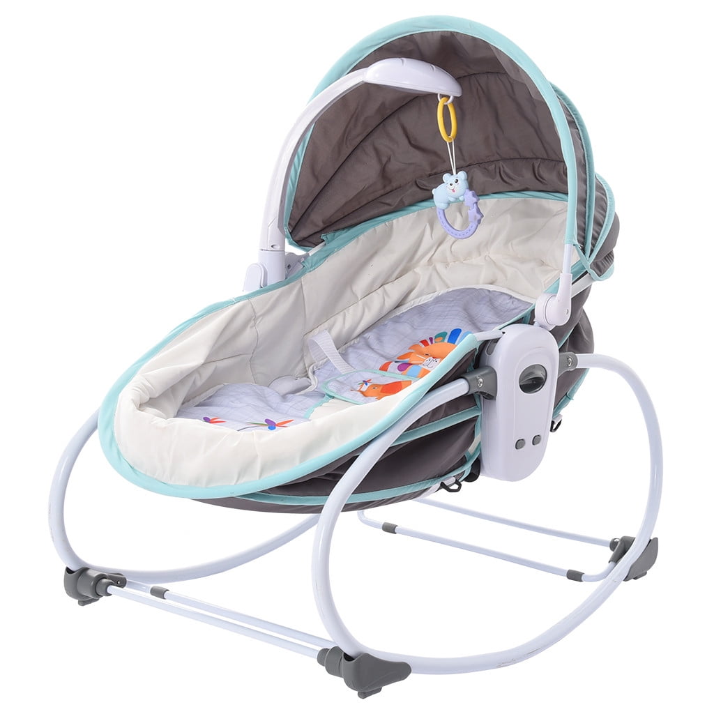 5 in 1 portable baby rocking bassinet