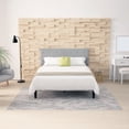 thumbnail image 2 of ULEW | Cama Queen Tapizada en Lino con Marco Metálico | Estructura de MDF y Madera Contrachapada con Espuma | Diseño Elegante y Confortable| Tamaño 154x208.5x113 cm, 2 of 6