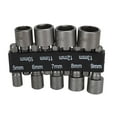 thumbnail image 3 of Embout de Douille, Douilles de 9Pcs 1/4in Set Plusieurs Types avec Support de Stockage pour Perceuse Électrique pour Tournevis, 3 of 8