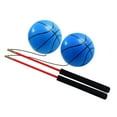 thumbnail image 3 of Pelota de ejercicio con asas de espuma antideslizantes para lanzar con las manos para adultos y niños. Azul, 3 of 8