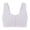A-Purple524, variant on Daisy Bras For Older Women Front Closure Comfortable Wide Straps Seamless Push Up Bra Support Everyday Sleep Bras