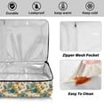 thumbnail image 4 of Iauyy Casserole Carrier for Hot Food Insulated Casserole Travel Carry Bag with Lid Food Warmer Bag for Party/Picnic,Hawaiian-style Flowers, 4 of 7