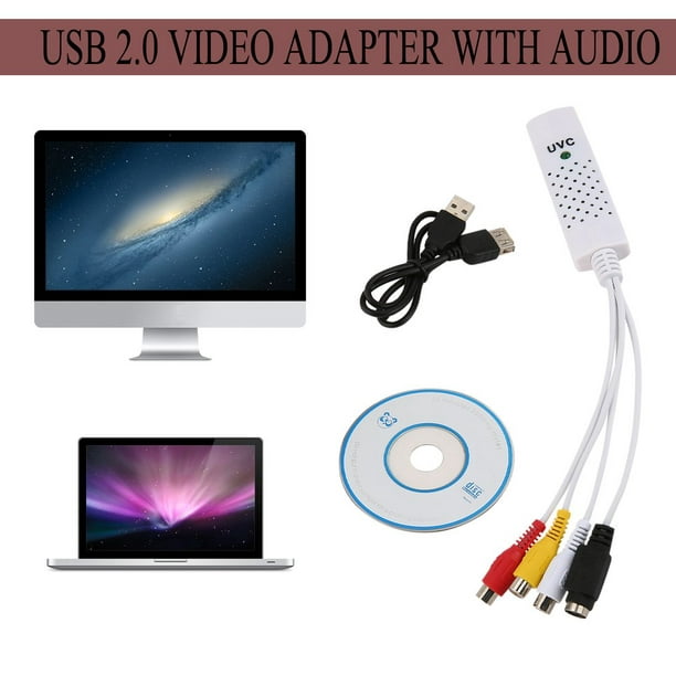 Hot selling! Arrival USB 2.0 Easycap Capture 4 Channel Video TV DVD VHS  Audio PC Capture