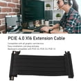 thumbnail image 3 of Cable De Extensión Para Tarjeta Gráfica Cable Elevador PCIE 4.0 X16, Cable De Extensión Flexible De Doble Cara GPU De Alta Velocidad Para RTX 4090 Para RX 7900 XT, Puerto De, 3 of 7