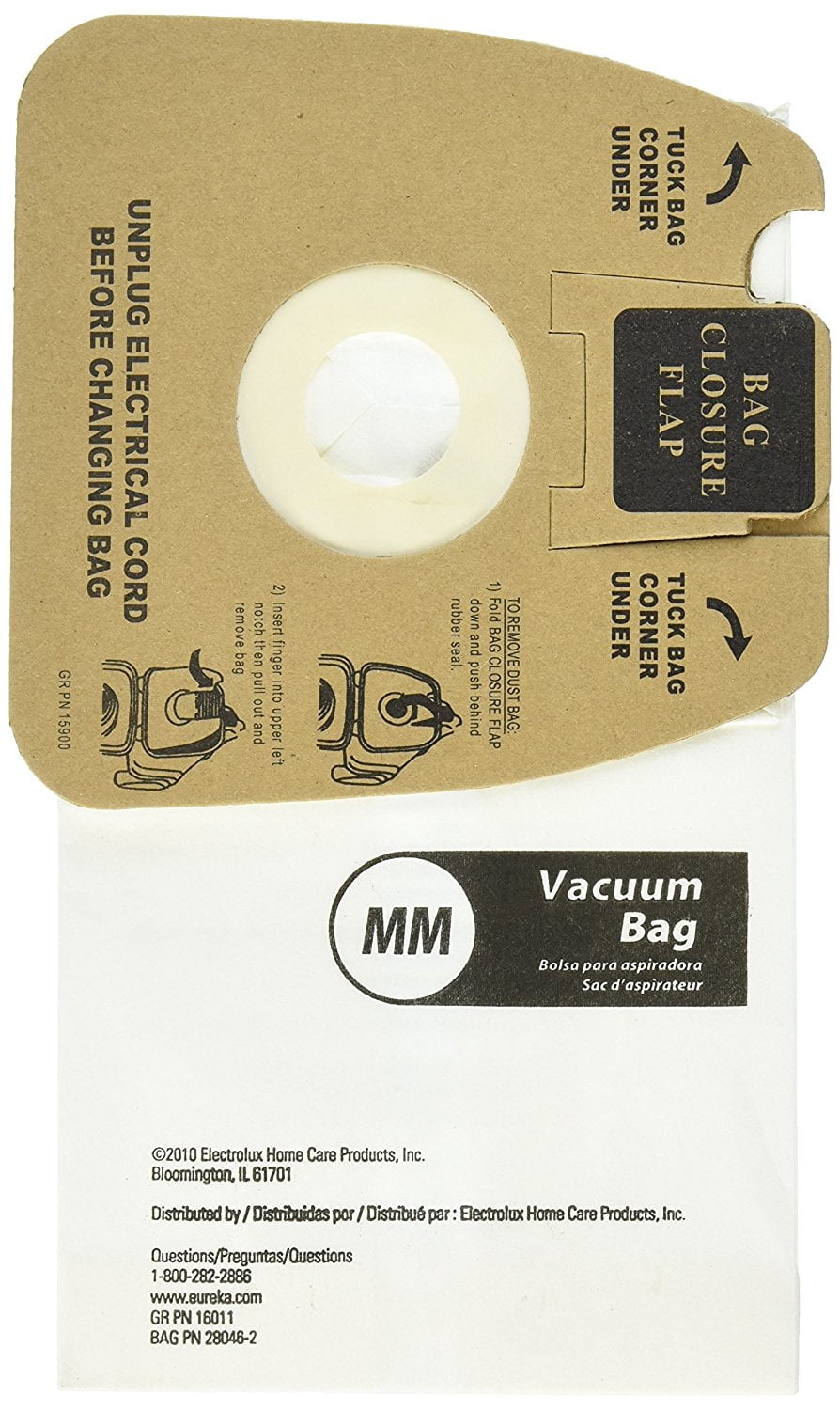 120 Eureka MM Mighty Mite 3670 3680 Canister Vacuum Bags Sanitaire Professional 