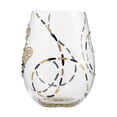 thumbnail image 2 of Enesco Lolita Stemless Queen Bee Hand Painted Stemless Wine Glass 4.5in H, 2 of 13