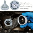 thumbnail image 3 of 35mm Brake Bleeder Adapter, Master Cylinder Brake Bleeder Cap, Aluminum Alloy, Rustproof, 3 of 5