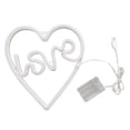 thumbnail image 4 of Letrero de neón con forma de corazón, arte de pared, telón de fondo, letreros LED para Pub, dormitorio, restaurante corazon rosa Yuyangstore Señal de neón, 4 of 8