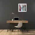 thumbnail image 3 of Popp, Grace 20x20 White Modern Wood Framed Museum Art Print Titled - Color Block Pattern IV, 3 of 4