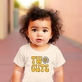 thumbnail image 4 of Two Cute Daisy Birthday Shirt for Baby and Toddler Girls for Birthday Party Gift Outfit Natural Shirt 2T, 4 of 6