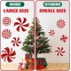 thumbnail image 3 of Calcomanías navideñas para piso, 14 unidades, grandes, con menta, para pared, decoración de fiesta navideña de Candyland, 3 of 5