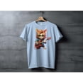 thumbnail image 6 of Cat Kitten Guitar Player T-Shirt Tee, Gift For Music Lover, Guitarist Shirt, Guitar T-Shirt, Music Lover Tee Rocker Rock Lover Tshirt, 6 of 9