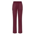 thumbnail image 1 of Adar Indulgence Womens Low Rise Tapered Leg 6 Pocket Drawstring Scrub Pants, 1 of 5