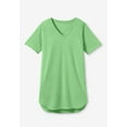 thumbnail image 4 of Woman Within Plus Size Marled V-Neck Tunic, 4 of 4