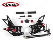 Arashi (Version 2.0) Reversed or GP Shift Rearsets for Honda CBR600RR 2007 2008 Motorcycle Accessories Adjustable Footrests Foot Peg Rear Sets CBR 600 CBR600 RR 600RR Black
