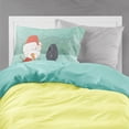 thumbnail image 2 of Carolines Treasures CK2070PILLOWCASE Black Spaniel Snowman Christmas Fabric Standard Pillowcase, 2 of 2