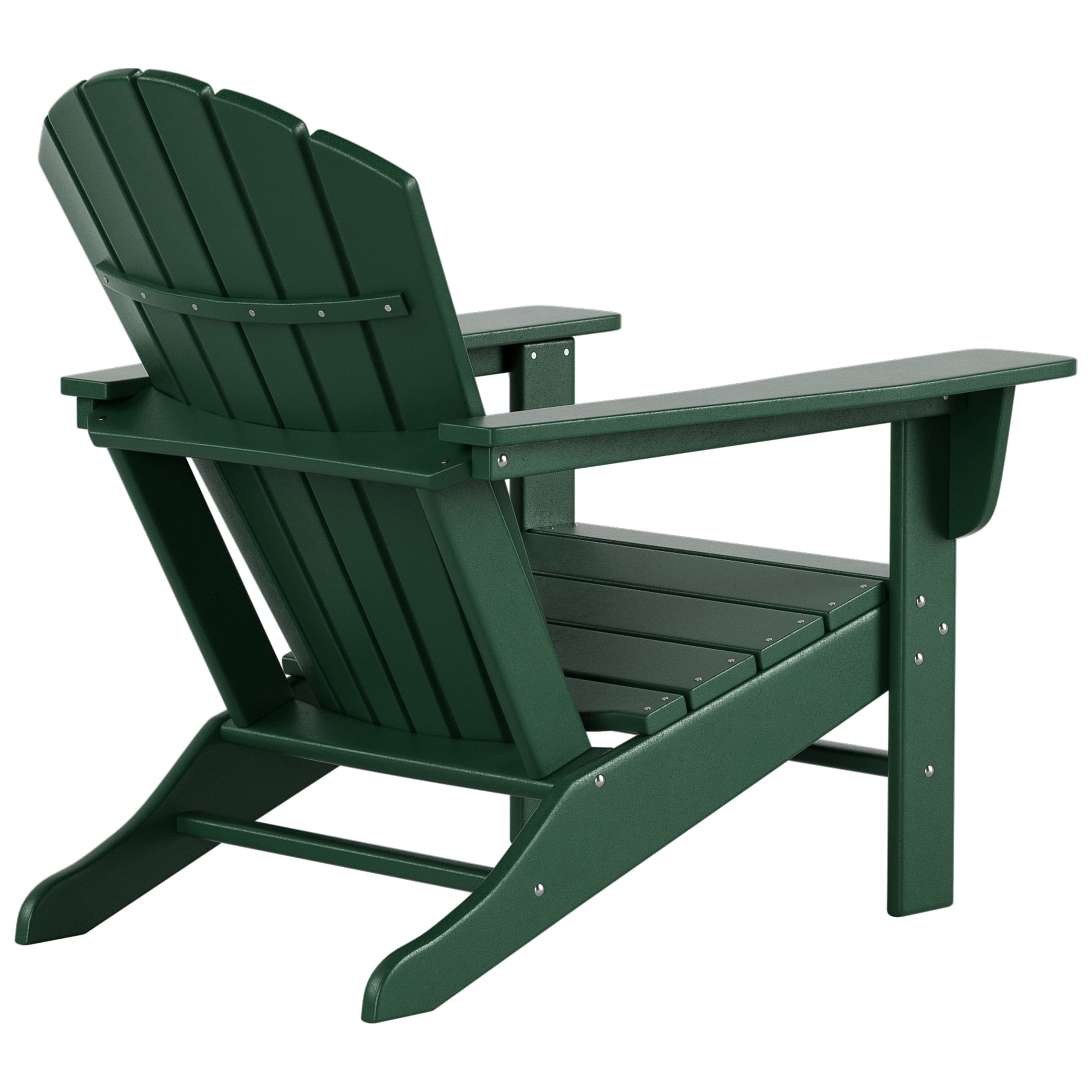 Polytrends  Altura  Outdoor Eco-Friendly All Weather Poly Patio Adirondack Chair (Set of 2) Dark Green