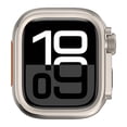 thumbnail image 6 of 2 in 1 Metal Case Compatible with Apple Watch Series 10 46mm with Back Cover, [Turn iWatch into Ultra Look] Rugged Shockproof Protective Bumper Cover for iWatch 46mm, Titanium, 6 of 7