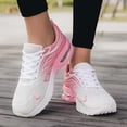 thumbnail image 7 of Lusa 2026 Spring Sport Running Shoes for Women Fashion Gradient Color Elastic Air Platform Sneakers Lightweight Breathable Mesh Lace up Sneakers for Walking Tennis Wear Pink 36, 7 of 7