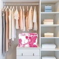 thumbnail image 6 of Foldable Fabric Storage Bin With Handle Collapsible Basket Box Storage With Lid Organizer Cupid Wearing Sunglasses, 6 of 7