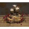 thumbnail image 2 of Antiqued Candle Holders Metal with Glass Inserts 3 Sizes Set of 6, 2 of 2
