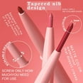 thumbnail image 3 of 12-color Lip Liner Pencils, Ruby Mauve Red Rose Nude Pink Purple Taupe Brown 6 Rich Pigmented Shades Waterproof & Long-Lasting Creamy Matte Velvet Finish for Shaping & Sculpting Lips, 3 of 3