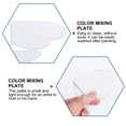 thumbnail image 5 of Raindrops 2 Pcs Acrylic Painting Pallets Color Mixing Board Pigment Storage Trays, 5 of 8