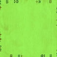 thumbnail image 1 of Ahgly Company Indoor Square Abstract Green Modern Area Rugs, 5' Square, 1 of 4