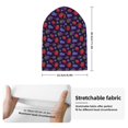 thumbnail image 2 of Kdxio Blackberries Winter Beanie for Men Women Beanie Knit Hat Cuffed Cap Beanie Knit Chunky Snow Cap, 2 of 6