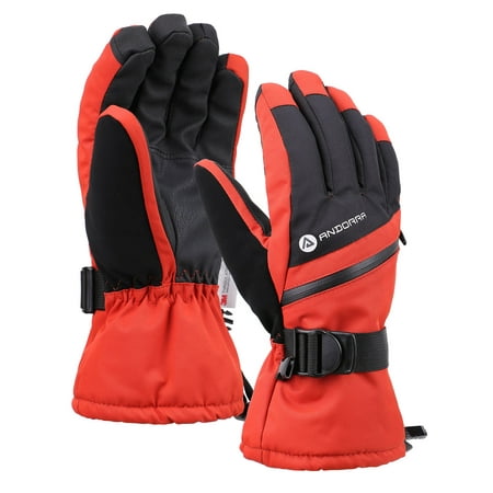 Men's Cross Country Textured Touchscreen Ski Glove with (Best Cross Country Ski Gloves)