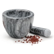 Marble Mortar and Pestle - Gray