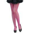 thumbnail image 1 of RHINESTONE FISHNET TIGHTS- HOT PINK, 1 of 4