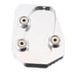 thumbnail image 2 of Almohadilla para pata de cabra de motocicleta: pata de cabra duradera para motociclistas/placa de soporte para descansar o estacionar en pavimento caliente, césped o terreno blando para Blanco, 2 of 8