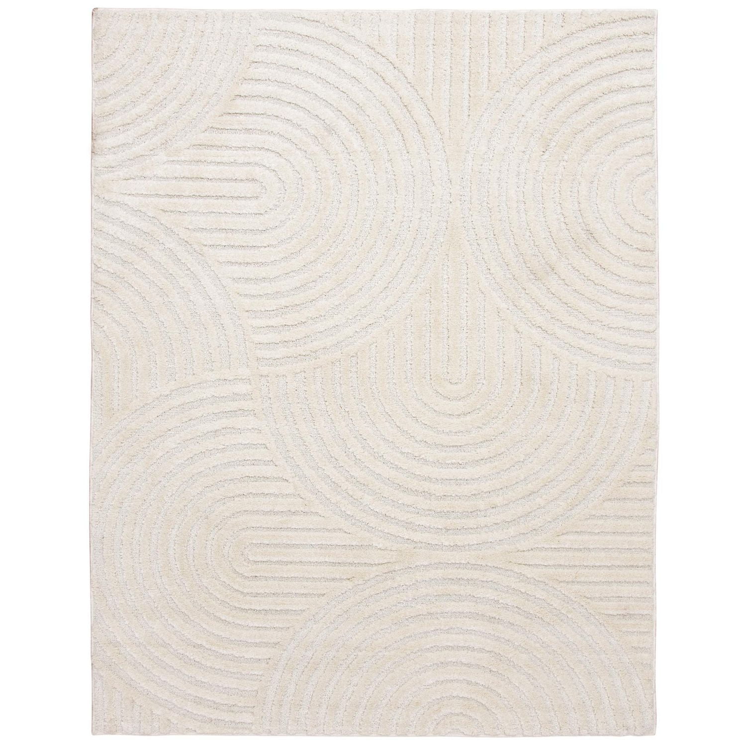 Rug Ease Rythmic Buff, Machine Washable Area rug