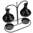 thumbnail image 3 of Tear Drop Oil Warmer Teardrop Oil Burner Ceramic Oil Warmer With Iron Rack Hanging Tear Drop Oil Burner Tea Light Candle Fragrance Warmer For Oil Incense, 3 of 9