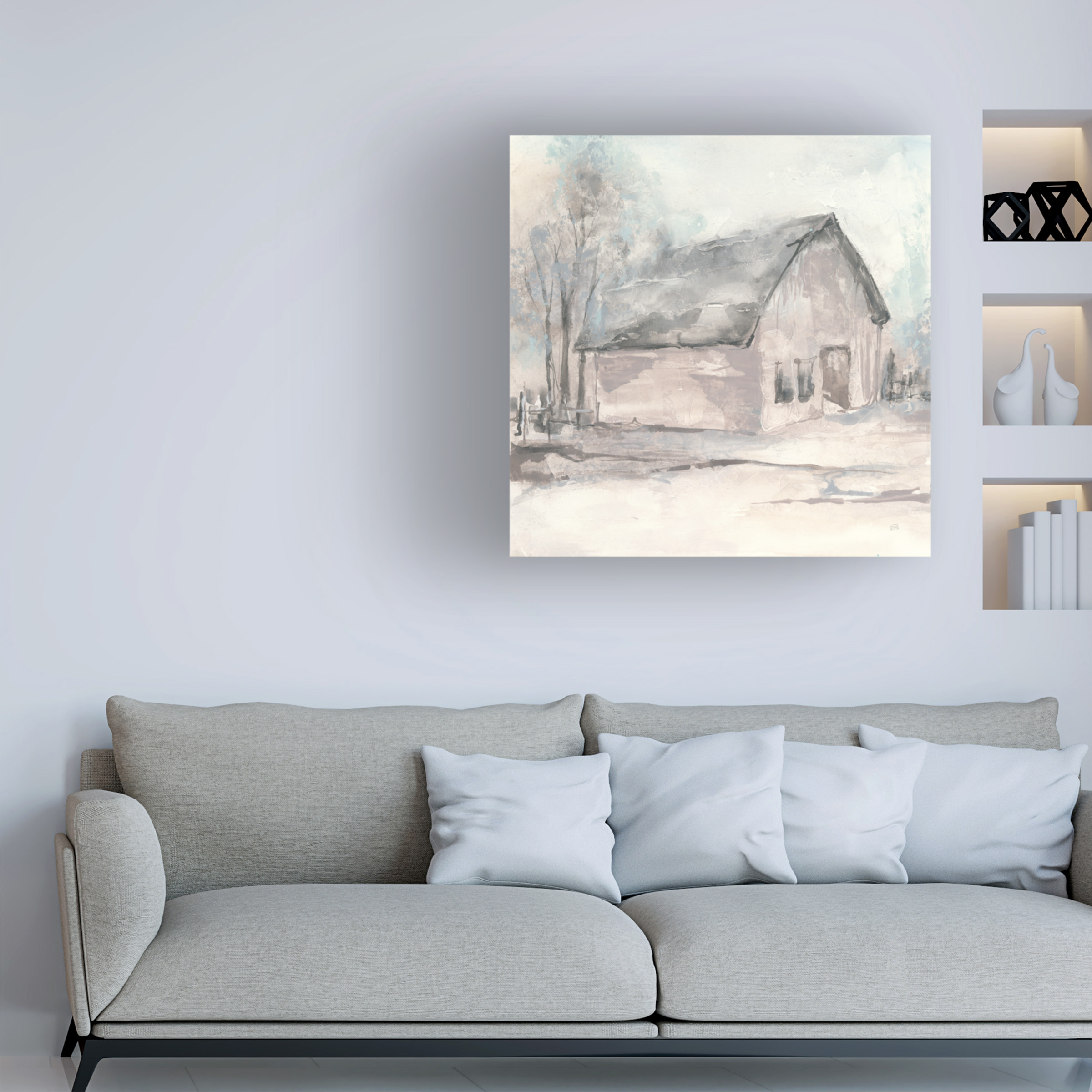 Trademark Fine Art 'Barn I' Canvas Art by Chris Paschke