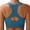 Gray Blue, variant on MINTREUS Racerback Sports Bras for Women - Padded Seamless Support Bra for Yoga Gym Workout Fitness