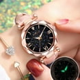 thumbnail image 2 of Unisex Stars Little Point Frosted Belt Watch Dotted With Roman Scale Watch, 2 of 9