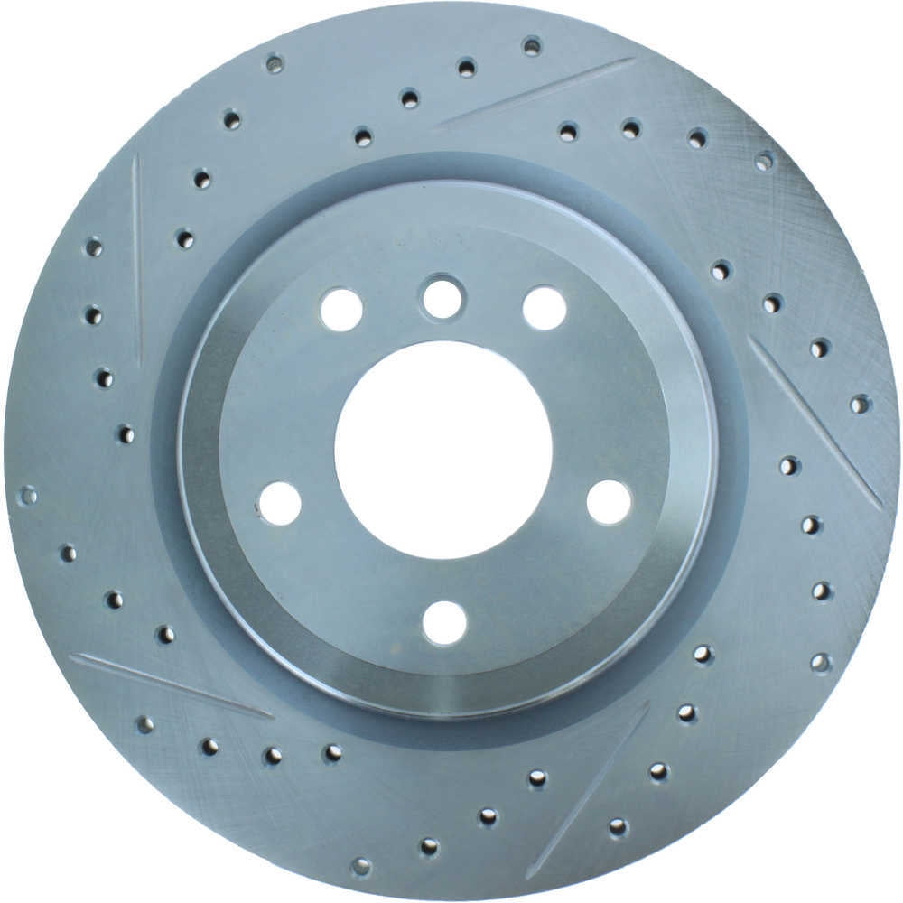 StopTech Select Sport 07-13 BMW 335i Slotted & Drilled Vented Right Rear Brake Rotor Fits select: 2013-2014 BMW X1, 2006 BMW 330