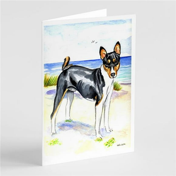 Basenji Cartes de Vœux & Enveloppes - Lot de 8