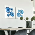 thumbnail image 6 of Empire Art Direct Mineral Rings I & II Frameless Free Floating Tempered Glass Panel Graphic Wall Art, 24" x 24" each, Ready to Hang, 6 of 6