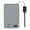 Gray, variant on Thin Digital Display Charging Storage Case Small Size For Individual Mobile Charging Holder