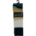 thumbnail image 3 of GoldToe Edition Mens Comfort Top Flat Crew Socks Assorted, 3 Pack, 3 of 5